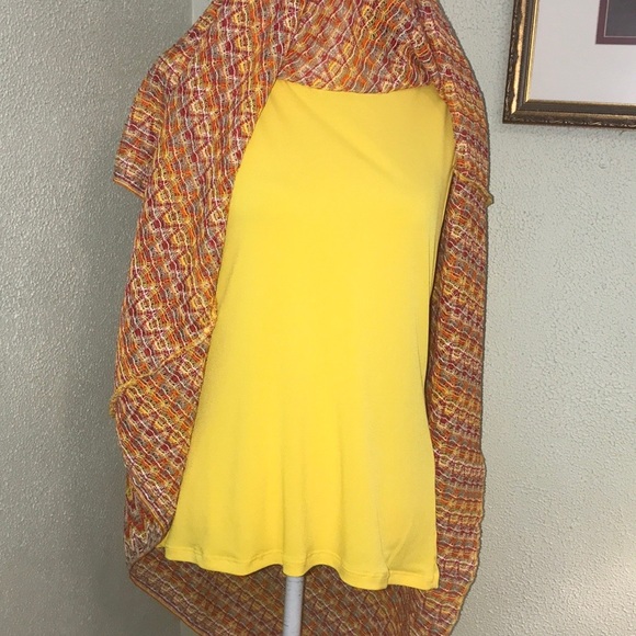 Joan Vass Sedona Multicolored Cape Top Large - Picture 5 of 9